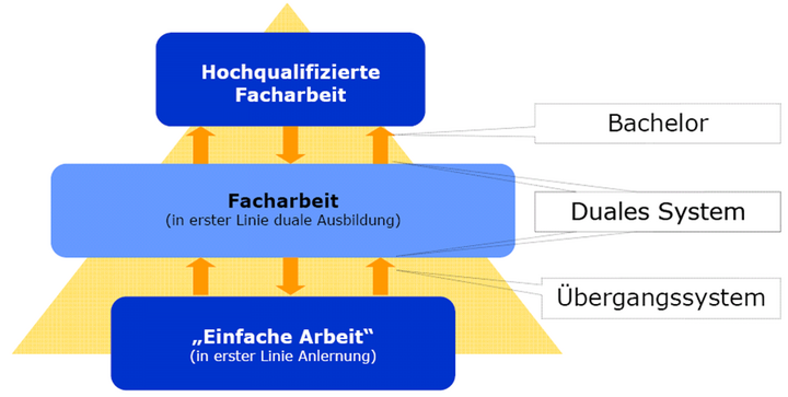 Abb. 1: Wettbewerb der Bildungsgänge: Schnittstellenproblematik