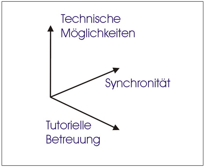 Abbildung: Parameter telekommunikativen Lernens