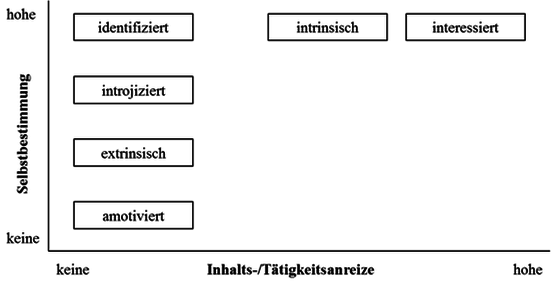 Abbildung 1: Varianten motivierten Lernens (eigene Darstellung nach: Prenzel et al. 1996, 109)