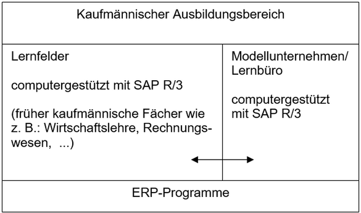 Abb. 2: Einsatz von SAP im Lernfeldunterricht