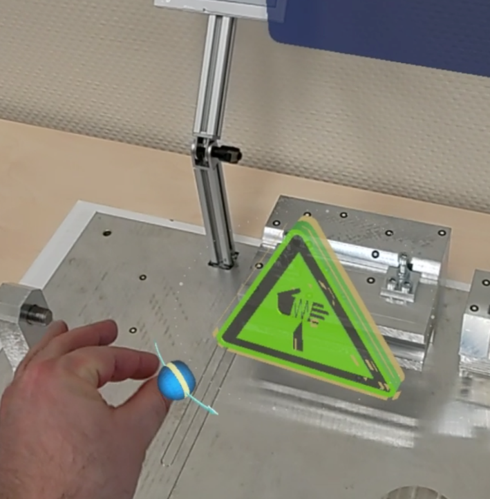 Abbildung 7: Positionierung von Hologrammen