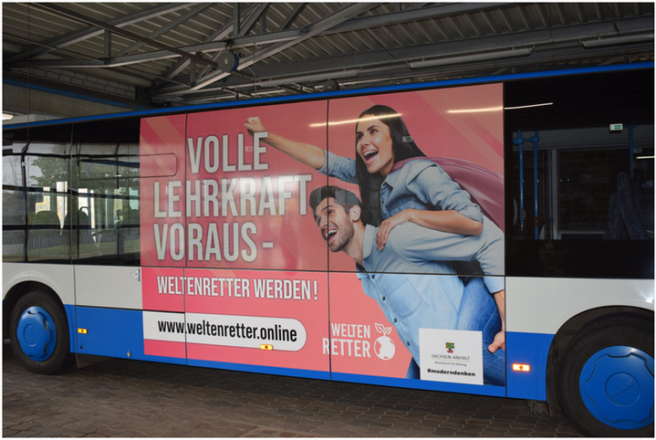 Abbildung 3: Kampagnenbus des Landes Sachsen-Anhalt (MB Sachsen-Anhalt, 2025)