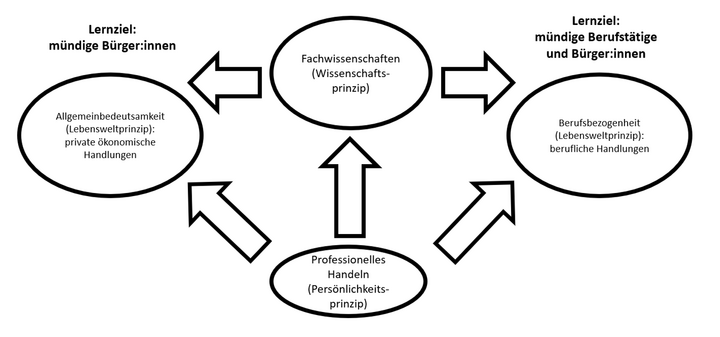 Abbildung 1: Professionelles Handeln in der beruflichen Bildung, Darstellung in Anlehnung an Kremer et al., 2024, S. 32