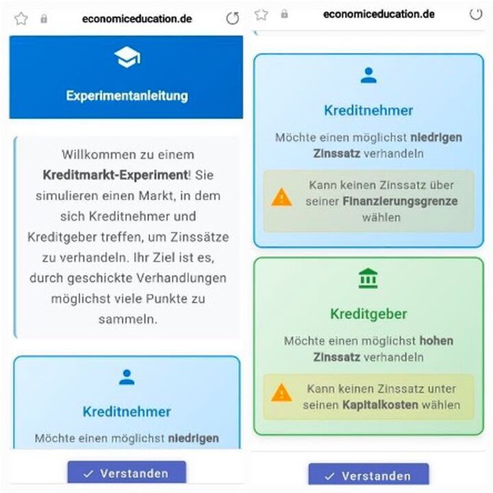 Abbildung 3b: Startbildschirm für alle Teilnehmer:innen