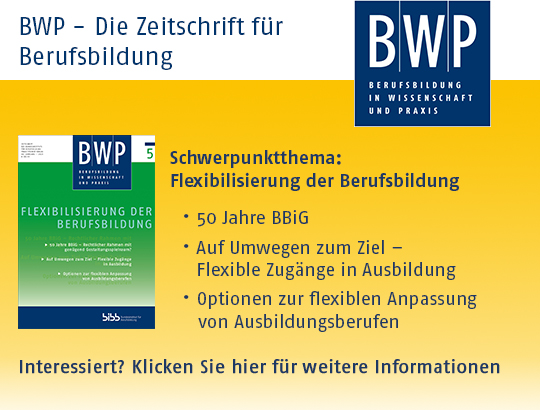 BWP - Die Zeitschrift Berufsbildung