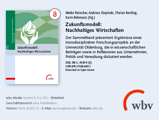 wbv: Zukunftsmodell: Nachhaltiges Wirtschaften